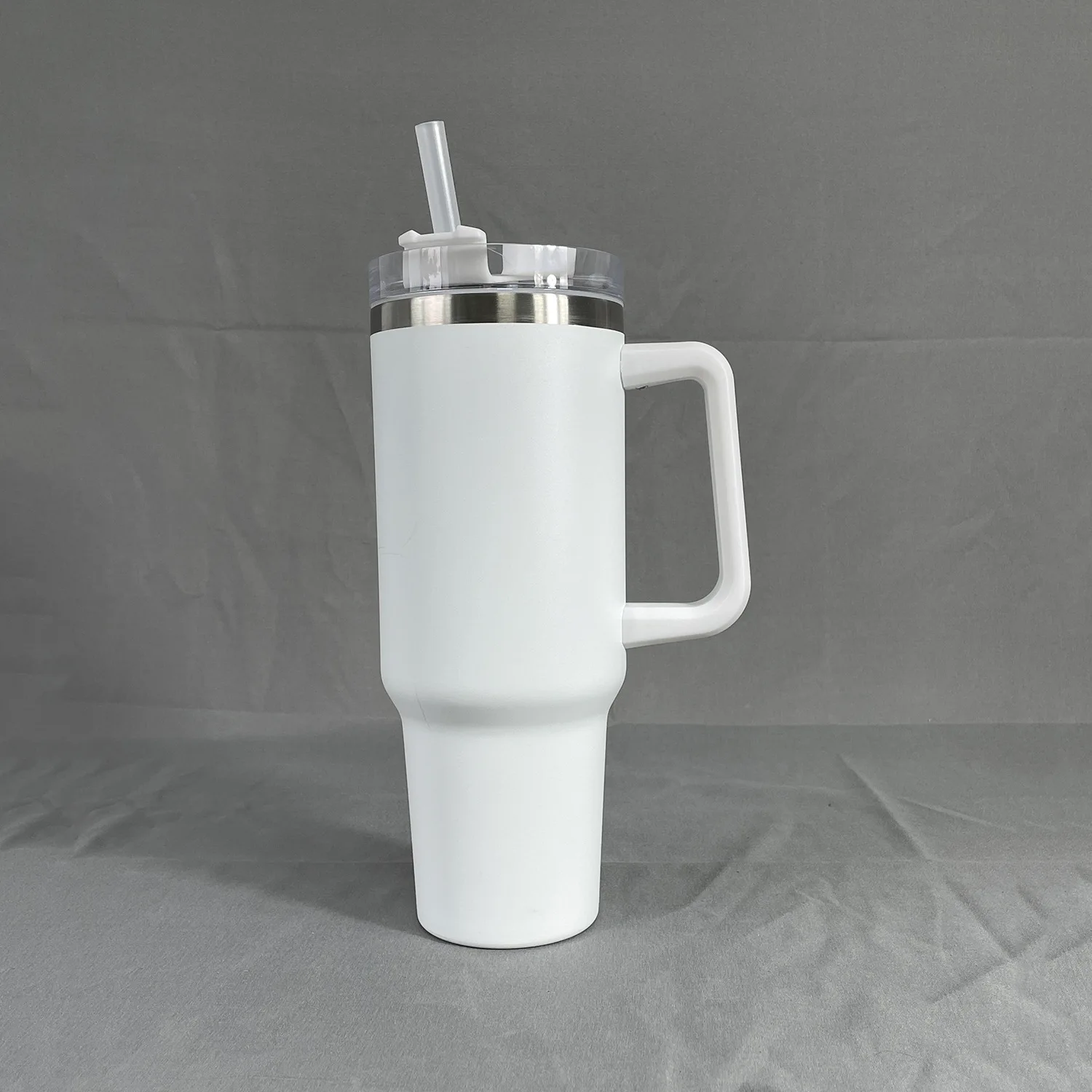 1 قطعة كوب Bingba سيارة سعة كبيرة المحمولة مقبض كوب الفولاذ المقاوم للصدأ كوب عازل القهوة كوب عازل 40 أوقية #4