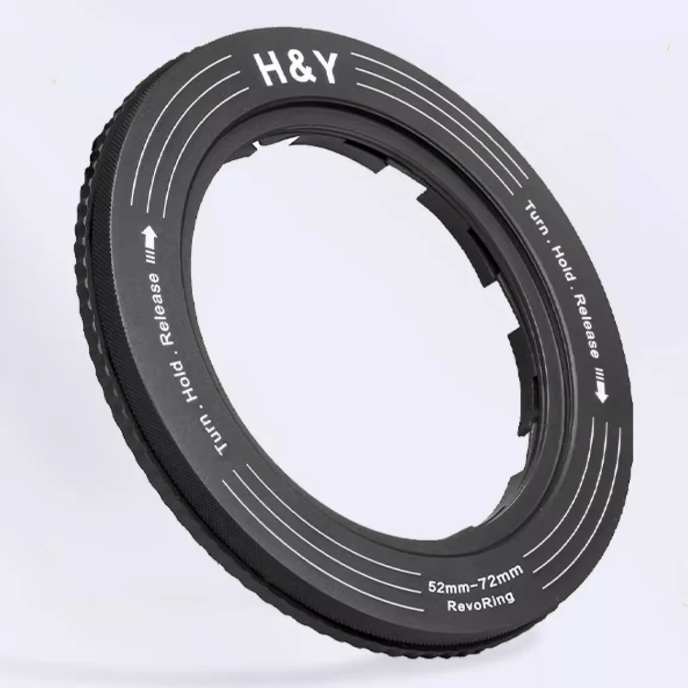 HY Variable Filter Step-Up Adapter Ring, One adapter ring for Multiple Camera lenses, for 52/67/77/82/95mm Filter