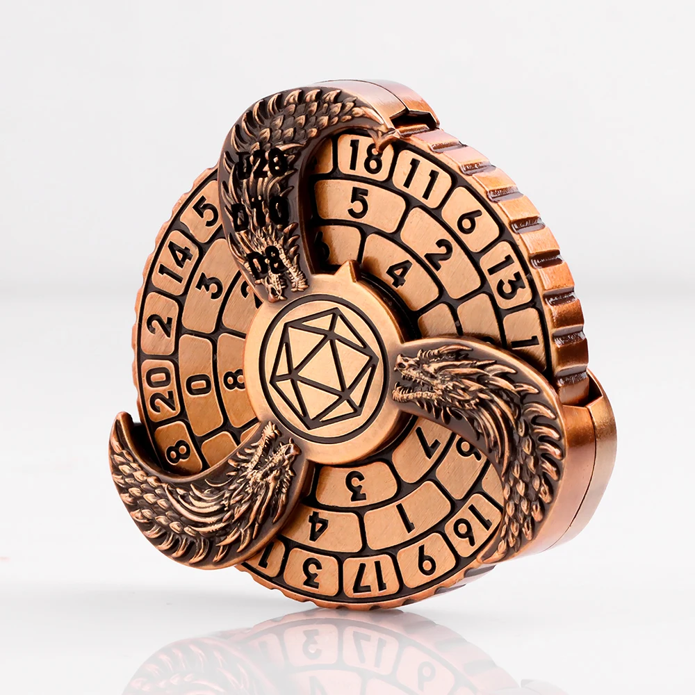 

7 в 1, набор кубиков-спиннеров DND, металлические спиннеры, рулетка, D&D, ролевые игры, игральные кости для подземелий и драконов, ролевая игра