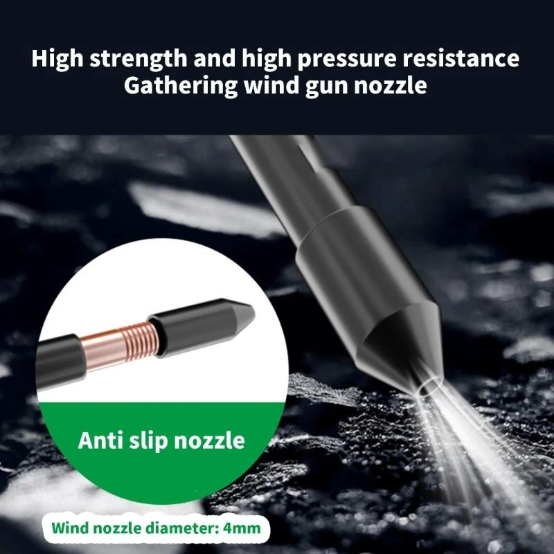 

Professional Air Blow Guns Extensible Nozzle Pneumatic Tool with Ergonomic Rubber Coated Handle For Workshop Automotive