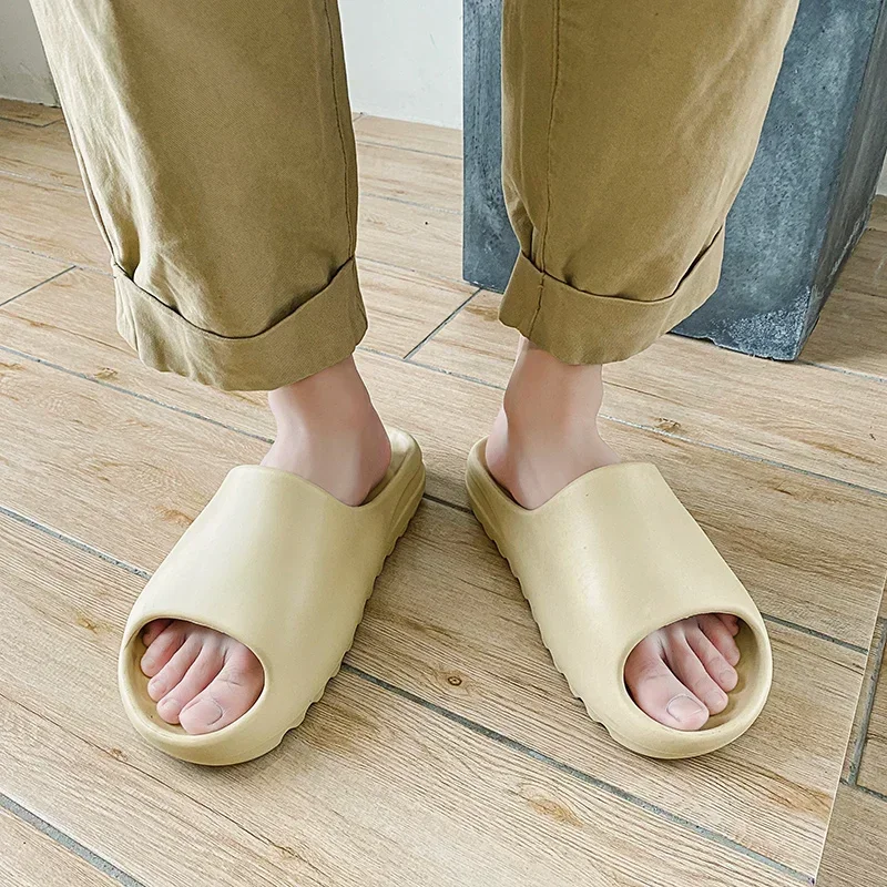 New Hot Coconut Slippers Cloud Thick-soled Sandals Summer Fashion Soft Bottom Beach Men Slippers Women's Sandals EVA Slides