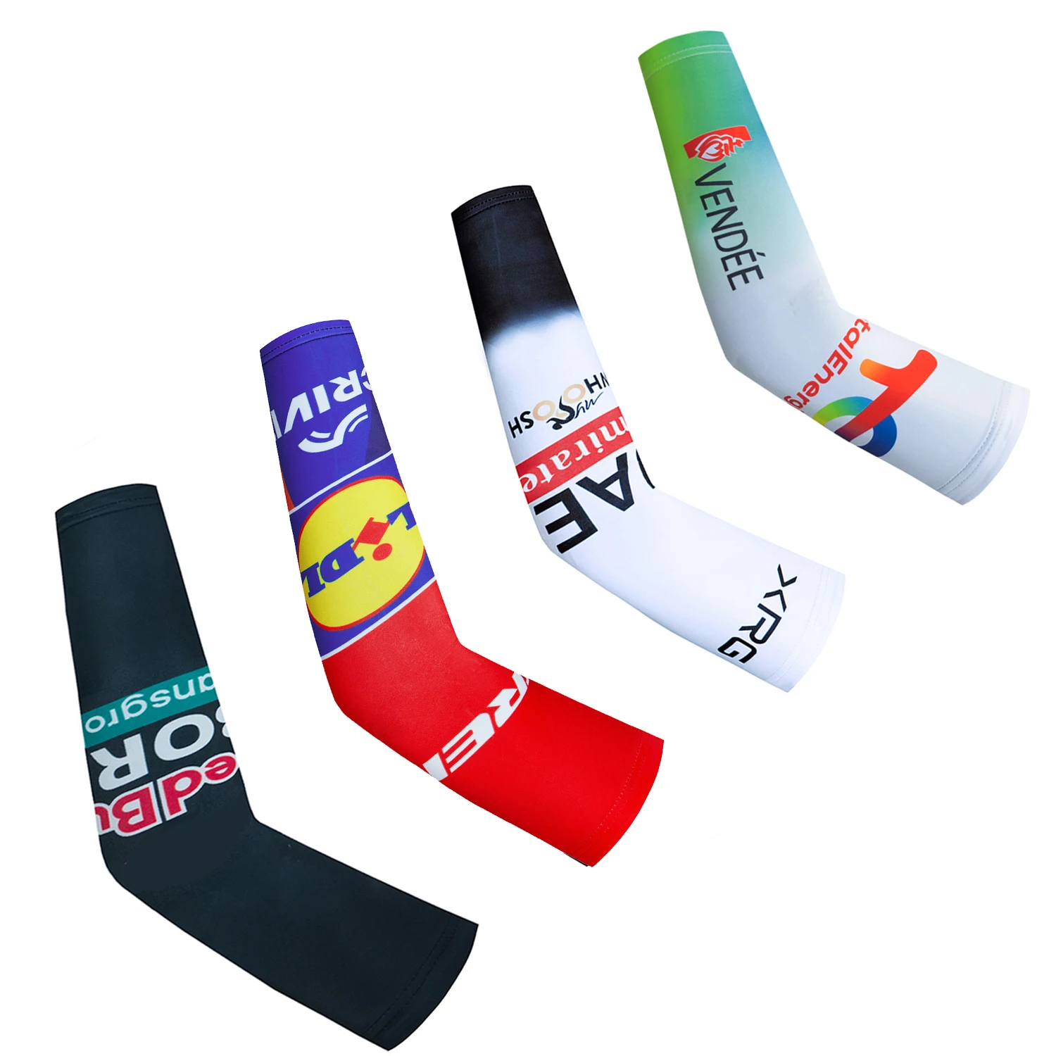 Equipe de Emiratos Árabes Unidos 2026 TOTAL TE calentadores de brazo de Ciclismo Ropa Ciclismo hombres mujeres secado rápido Alpecin mangas de bicicleta brazalete deportes al aire libre protectores de brazo