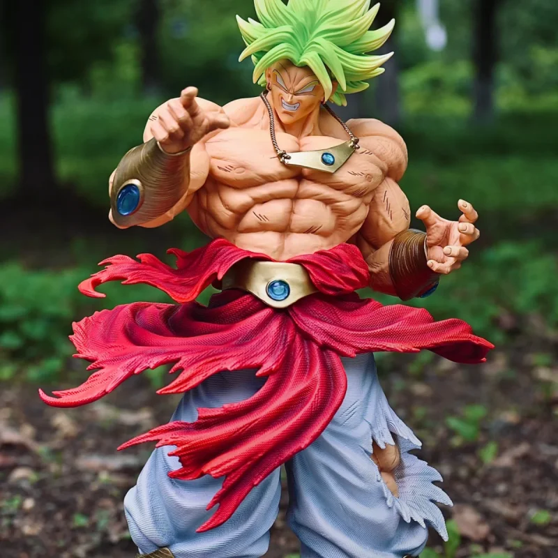 

New 50cm Dragon Ball Ck Super Saiyan Jt Statue Broly Figure Broly Super Saiyan Pvc Figure Desktop Decoration Mode Collection Toy