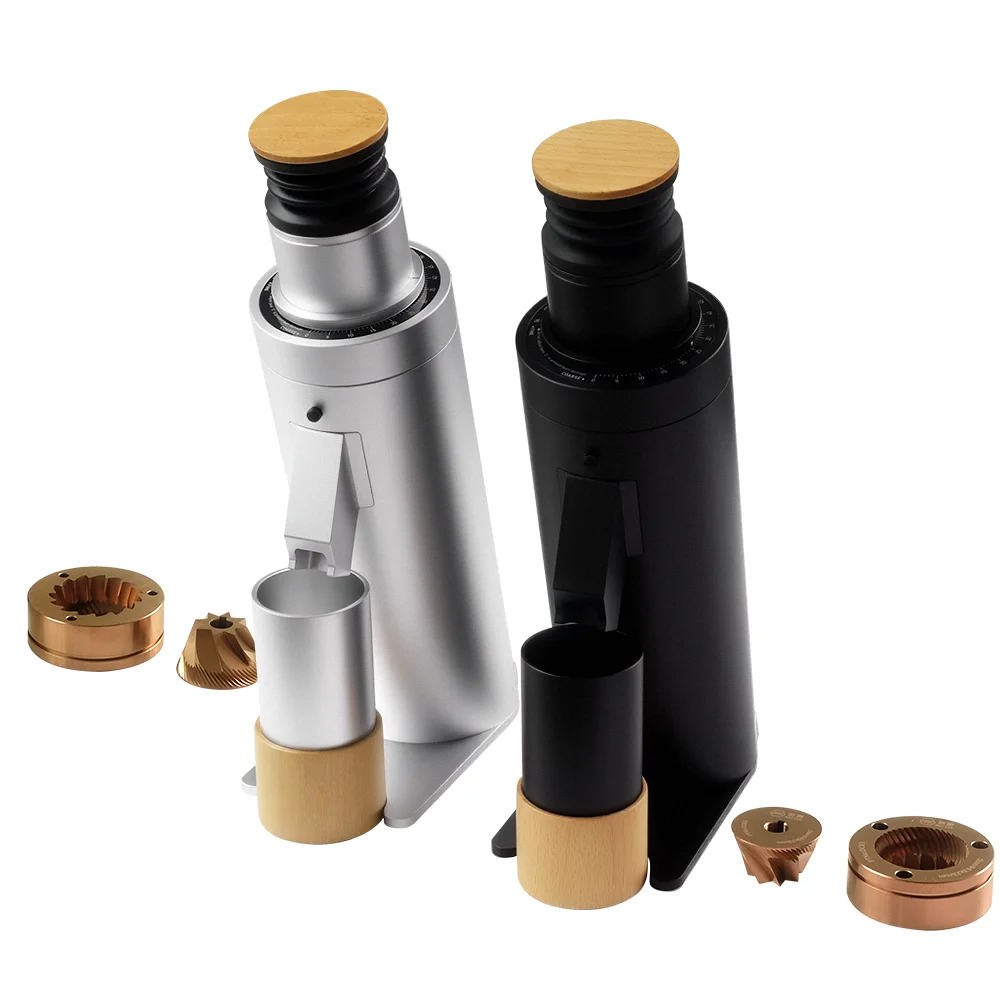 For Professional Home Café Use Electric Coffee Grinder Machine DC63 Factory New 63mm Conical Burr 110V/220V Automatic Function