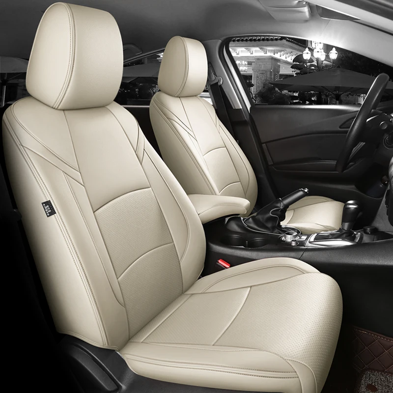 Custom Fit Full Car Seat Cover Car SUV Full Seat Set Perforated Genuine Leather for Various Cars Models Contact Seller JJ213