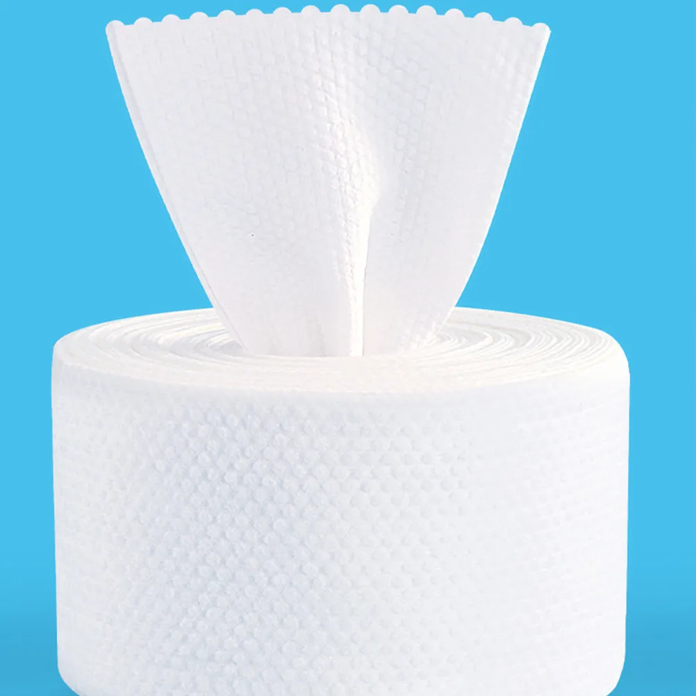 1Pack Face Washing Towel Pure Cotton Disposable Towel Gentle on Sensitive Skin Highly Absorbent Portable Travel