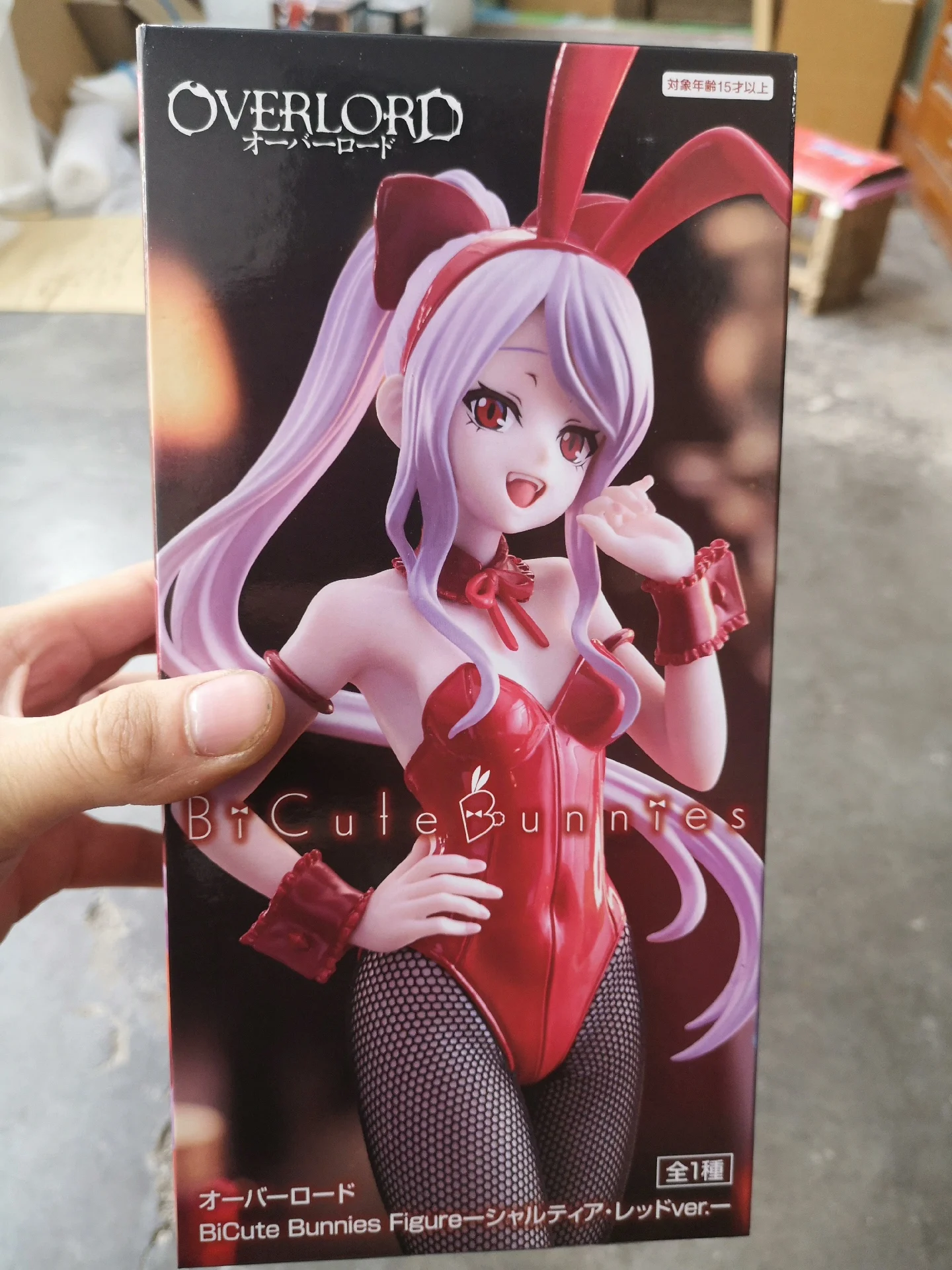 الأصلي بانداي Furyu BiCute الأرانب Shalltear (OVERLORD) عظيم أنيمي الشكل لطيفة نموذج حلية دمى هدايا