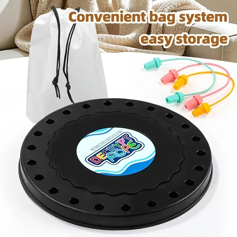 Children Rope Knots Sensory Social Board Game Logical Thinking Challenge Twisted Connected Line Brain Strategy Table Game