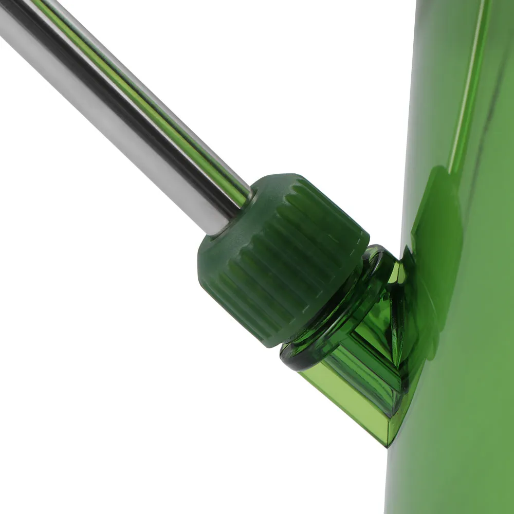 1L/1.5L Long Spout Watering Pot Shatterproof Mental Spout Small Watering Can with Measurable Scale Plastic Plant Sprinkler Patio