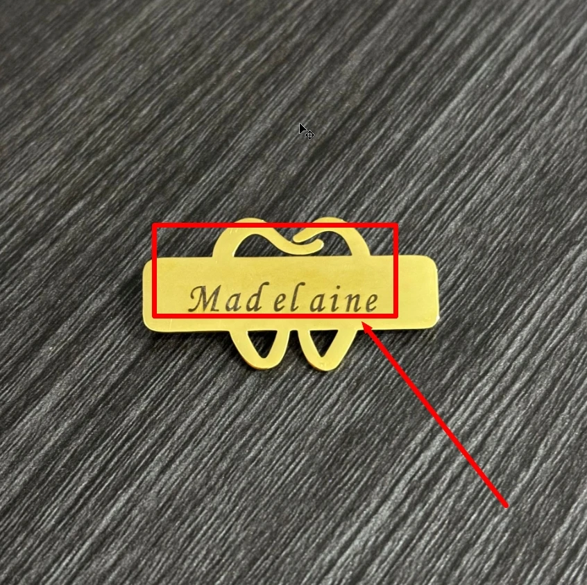 New Temu stainless steel teeth brooch, doctor nurse brooch, DIY personalized carving name commemorative gift view 6