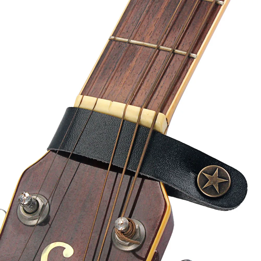 

1Set Guitar Headstock Strap Non-Slip Buckle Assorted Color Practical Durable Guitar Accessories Kit for Beginners