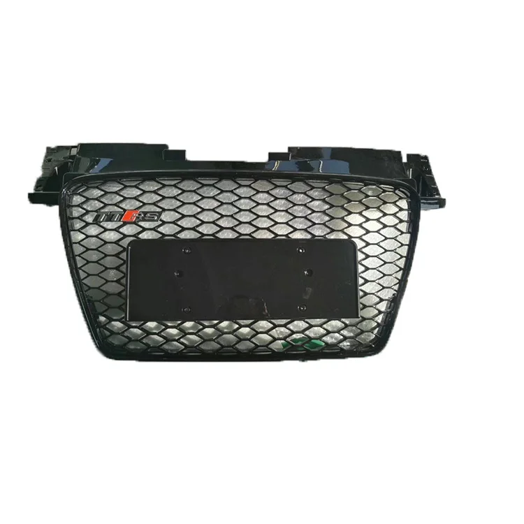 

Auto Front Grille for TT Center Honeycomb Mesh Bumper Black Grill NO Logo TTRS 8J Style 2008 2009 2010 2012 2013 2014