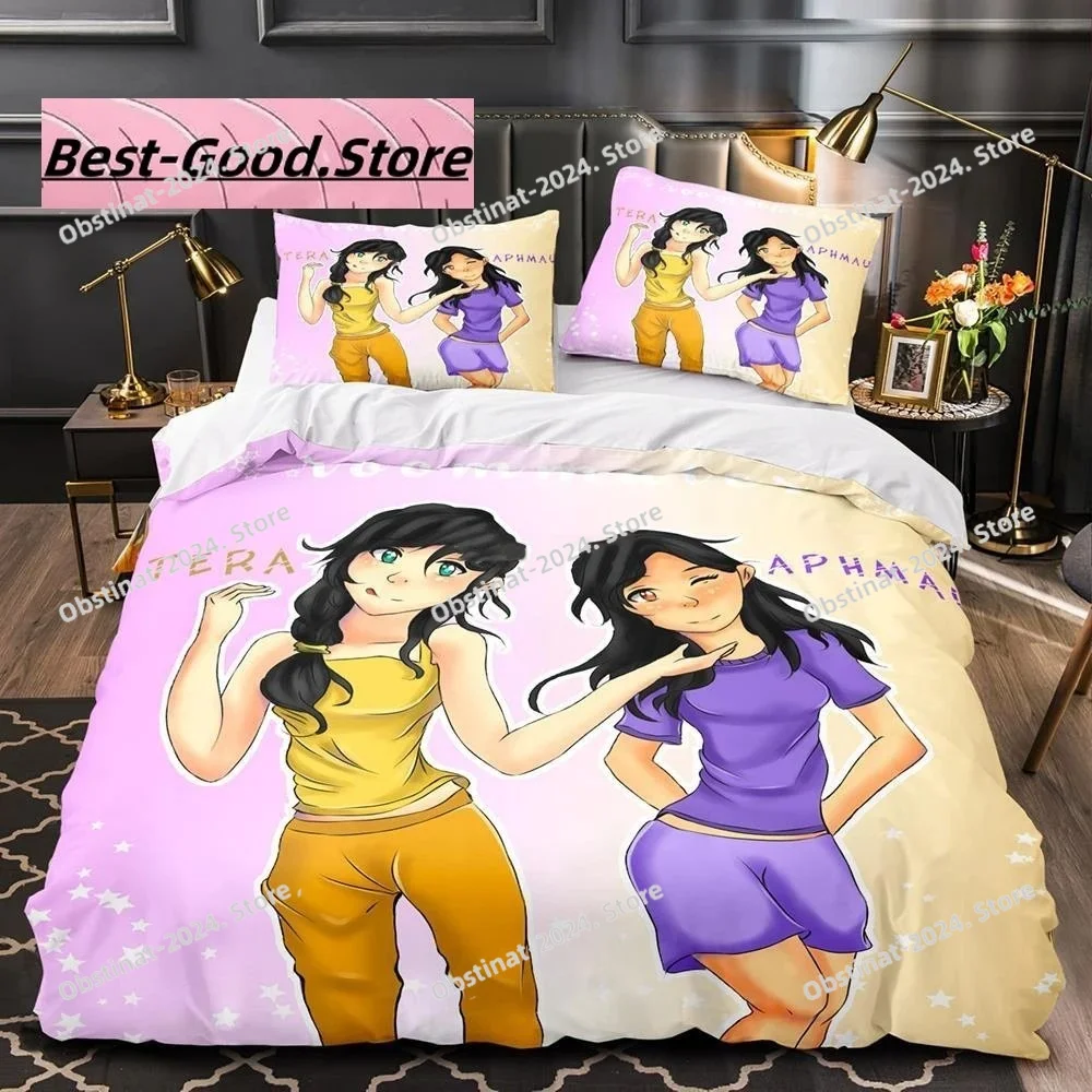 

3D Print Aphmau Jessica Bravura Bedding set Printed Duvet Cover Pillowcase Single Double Queen Super King Size Sets