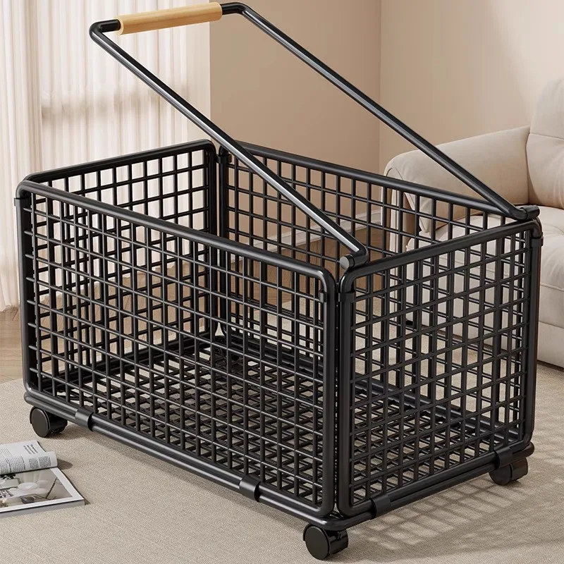 portable-lightweight-shopping-cart-hand-pull-vegetable-buying-cart-household-new-model-convenient-storage-organizer