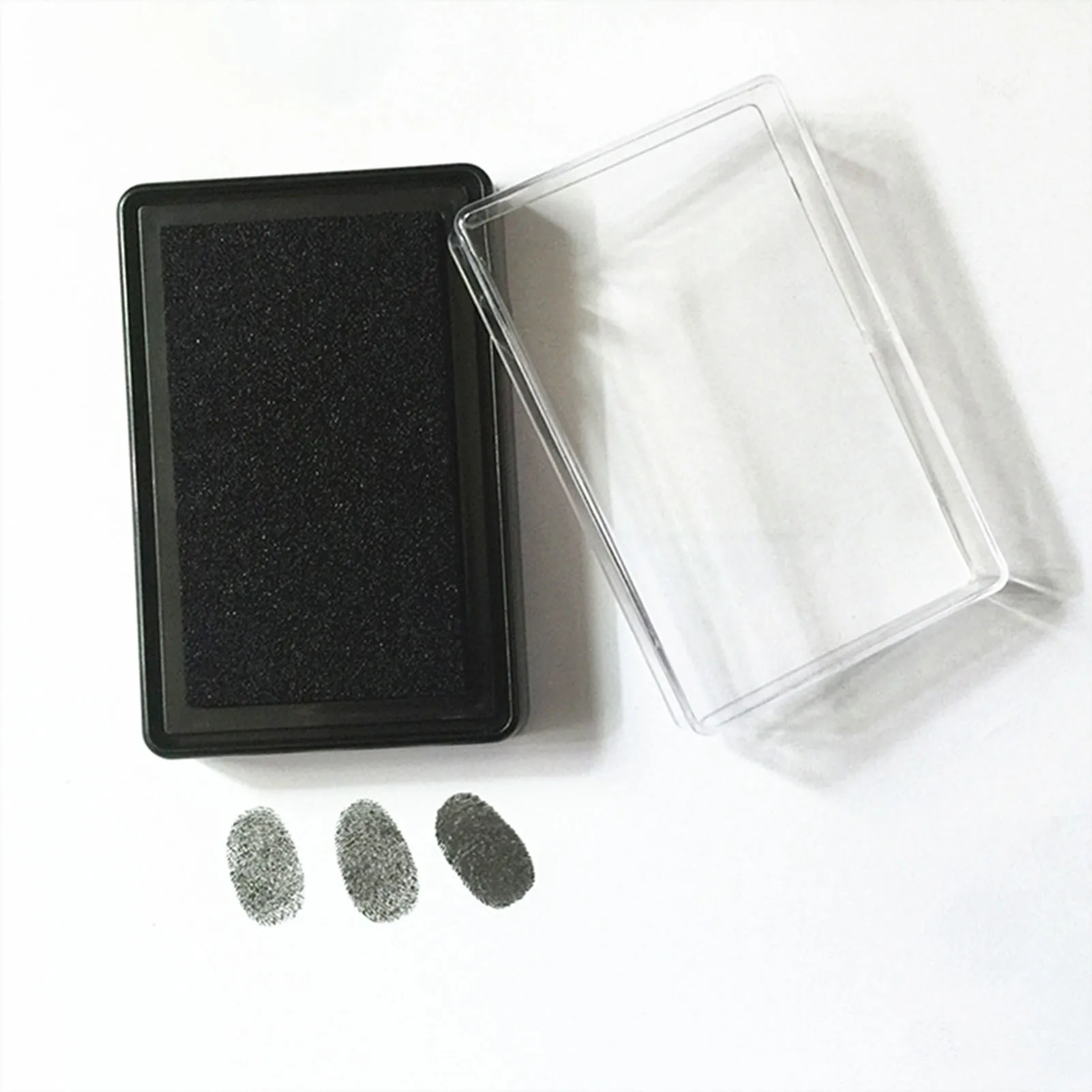 Red Ink Felt Stamp Pad for Scrapbook Durable Lightweight Ink Pads for Baby Footprint Handprint