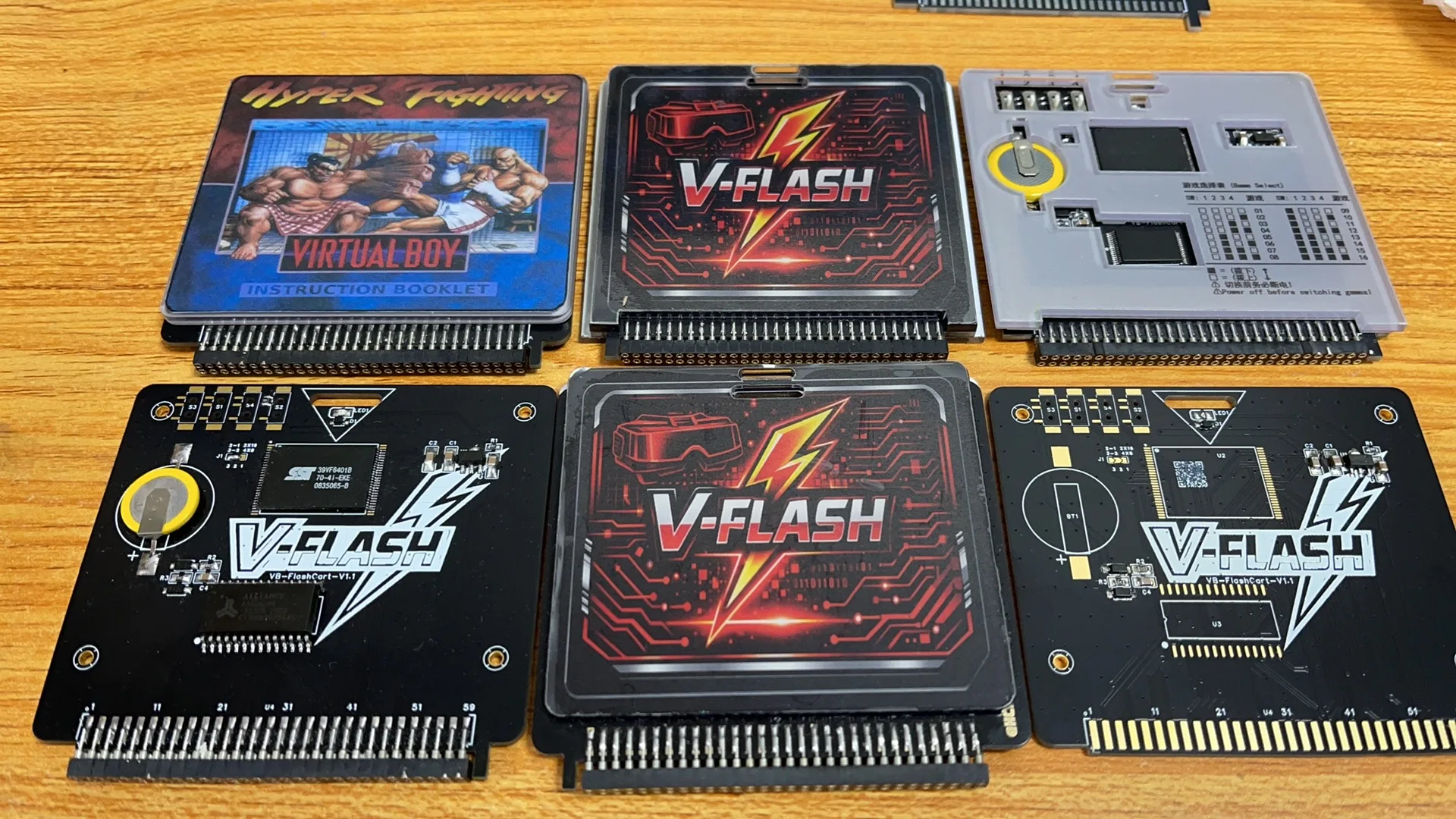 Virtual Boy 16-in-1 Game Cartridge – Plug & Play Game Collection W/ Rotary Dial Selector Compatible with All VB Consoles