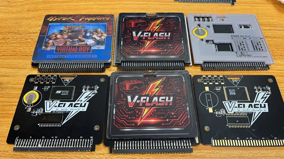 バーチャルボーイ 16-in-1 ゲームカートリッジ – プラグアンドプレイ