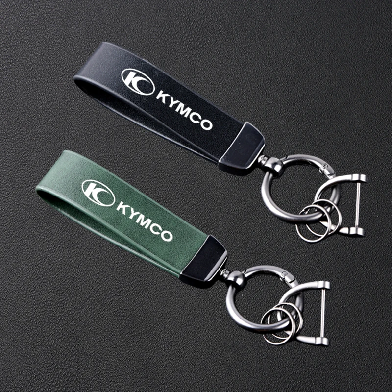 ل Kymco Xciting 500 250 300 وسط 125i 200i 300i 350i عالية الجودة دراجة نارية الجلود المفاتيح المعادن كيرينغ الملحقات