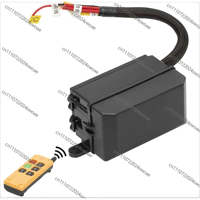 Waterproof Relay Box and Fuse 12V 4-pin 40A Relay 6-slot Blade Fuse Relay Panel Mounting Box with Wireless Control