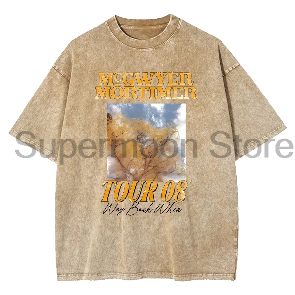 The Ballad of Wallis Island McGwyer Mortimer Tour 08 Washed T-shirt Crewneck Short Sleeve Cotton Tee Women Men Streetwear Tops