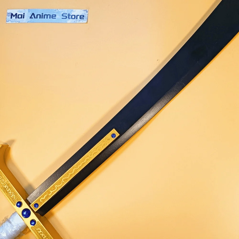 43 pulgadas Dracule Mihawk Katana Real tamaño completo Katana Samurai Anime Cosplay Prop espada de águila cuchillo Ninja de madera juguete para regalo afilado