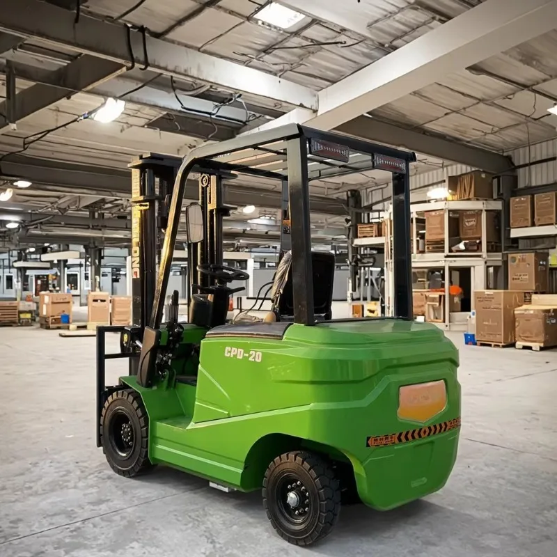 New Model Front Wheel Drive Pallet Balance Automatic Lifting Loading Unloading Stacking High Mini Electric Forklift 2 Ton Load