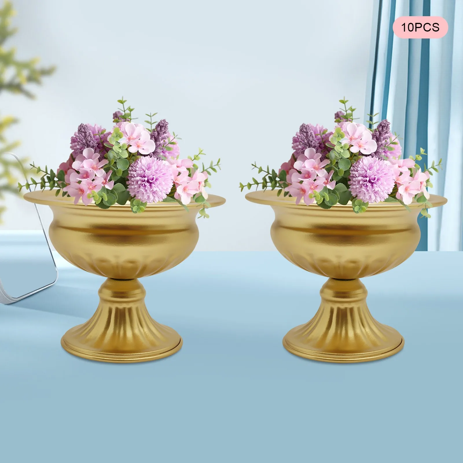 

10 Pieces Trumpet Vases Flower Holder 12cm 4 7 Tall Mini Centerpieces Vases