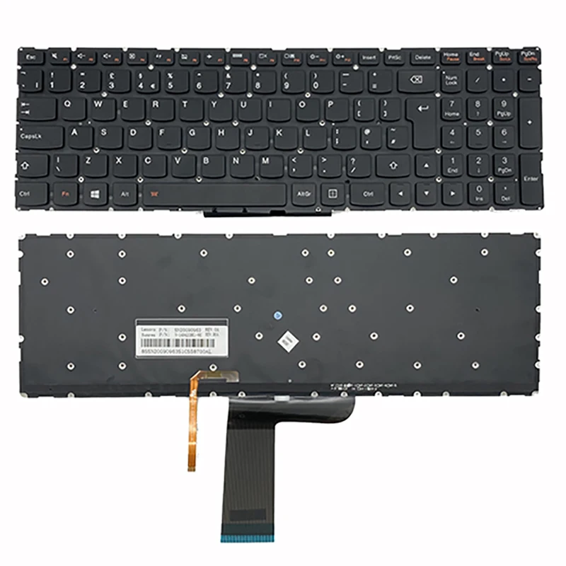 New UK Backlit Keyboard for Lenovo IdeaPad YOGA 500-15 500-15 700 15 17 700-15 700-15ISK 700-17ISK 700-17 700-15-ISE 700-15-IFi