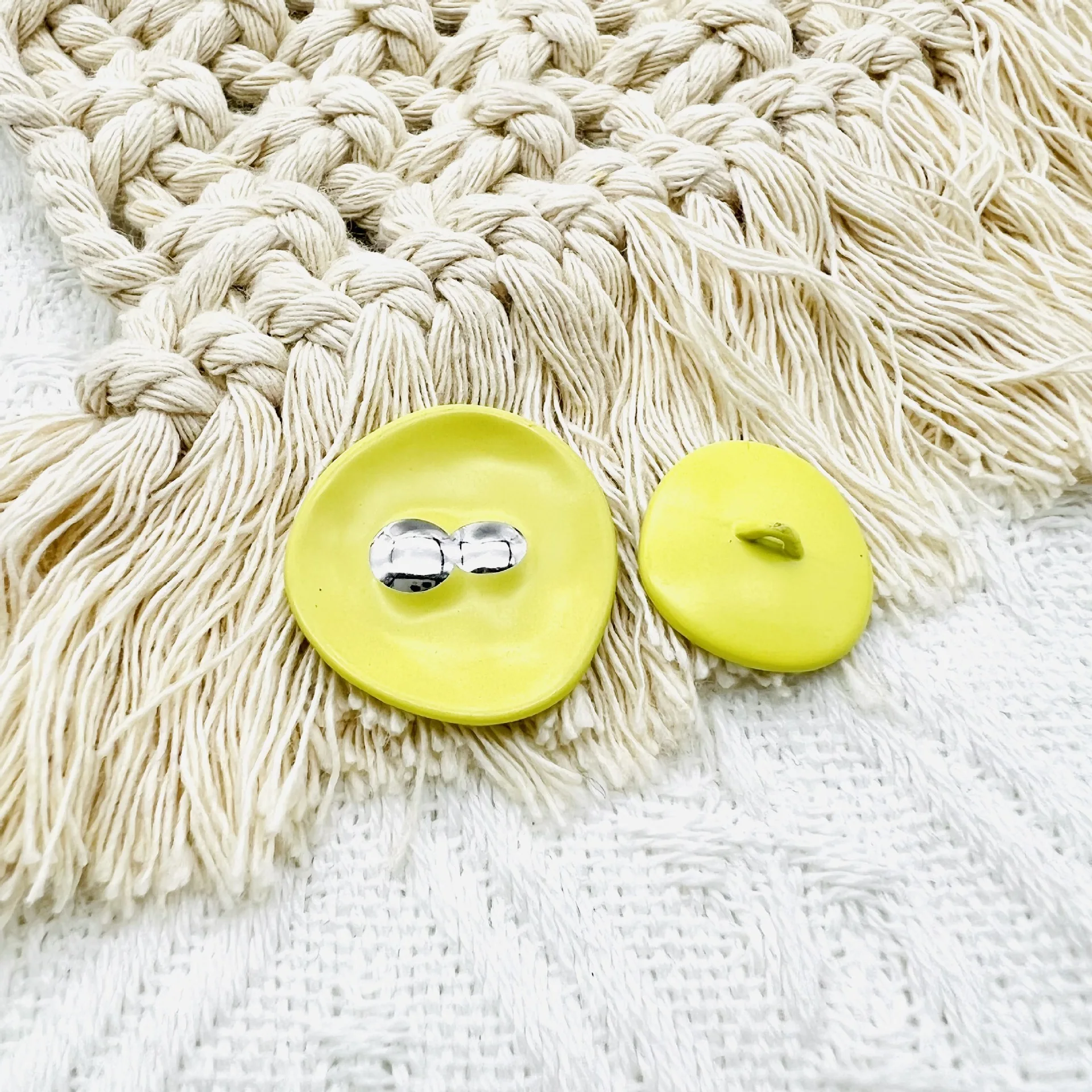 10Pcs Fashion Colourful Irregular Metal Shank Button Sewing Scrapbooking Clothing Replace Handmade Crafts Decoration Buttons