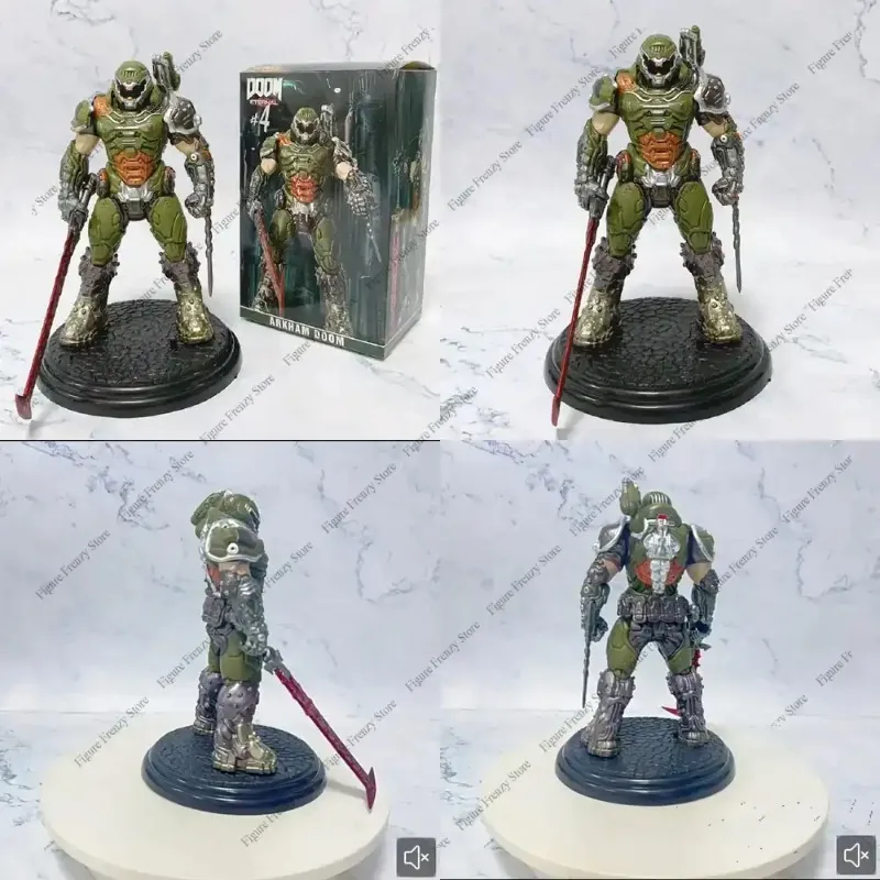 

Special Offer 21CM Doom Slayer Eternal Action Figure Collection Mol Statue Anime Destroy Hunter Akam Figurine for Desktop