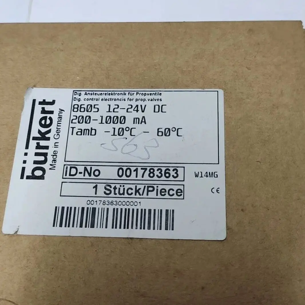 

Burkert Solenoid Valve 178363 Two-Way Valve DC24V Voltage