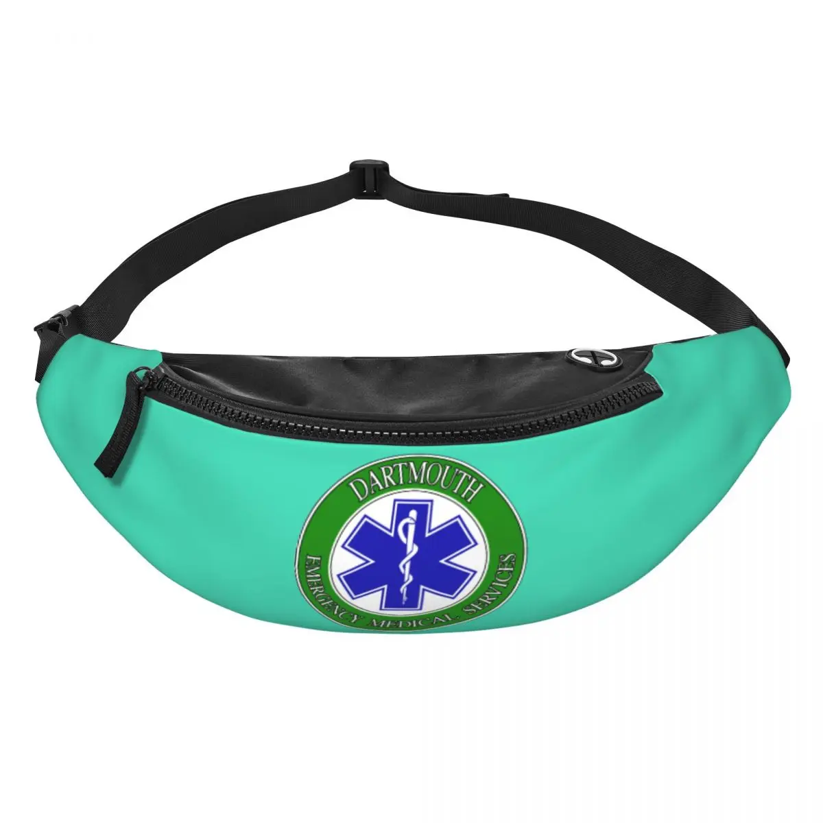 Riñonera médica personalizada Emt Star Of Life, bolso de cintura cruzado para viaje, senderismo, teléfono, dinero