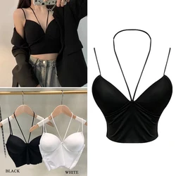 Summer Sexy Cropped Tube Top Fashion Streetwear Women Bralette Underwear Sleeveless Underwear Hot Sale Cropped Top Soft Camisole