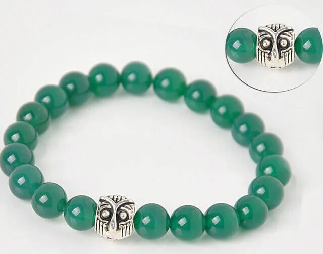 

IQRAH Green Agate Stone Bracelet