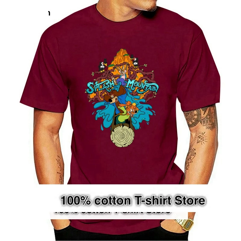 

Funny Men t shirt Women novelty tshirt Splash Mountain cool T-Shirt