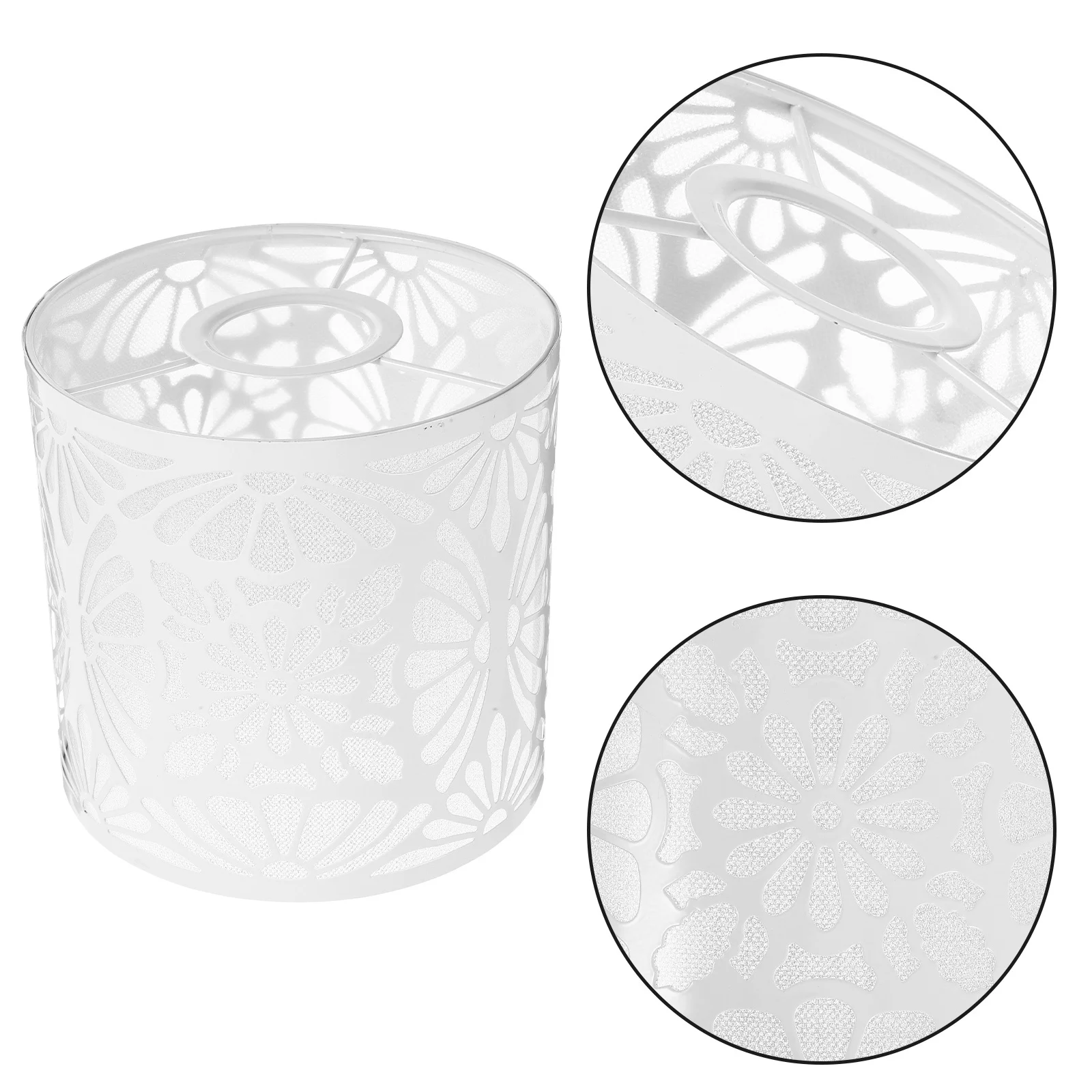 

Iron Hollow Pendant Light Shade Decorative Metal Lampshade Replacement Ceiling Light Cover for Kitchen Hallway Bar