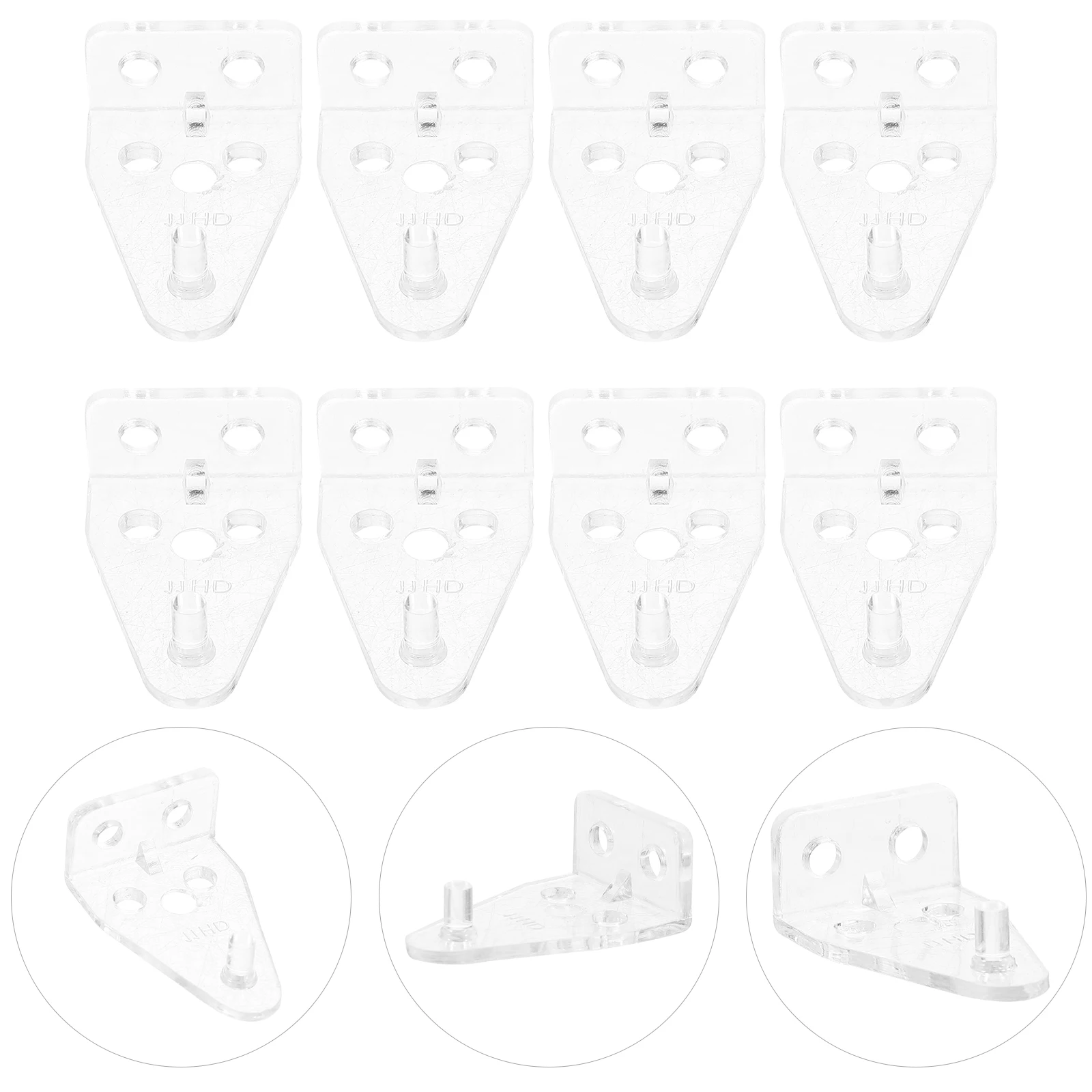 

8Pcs Venetian Blind Helper Hook Sturdy Lightweight Tilt Connector Hooks Blind Wand Roller Curtain Track Pulley Set