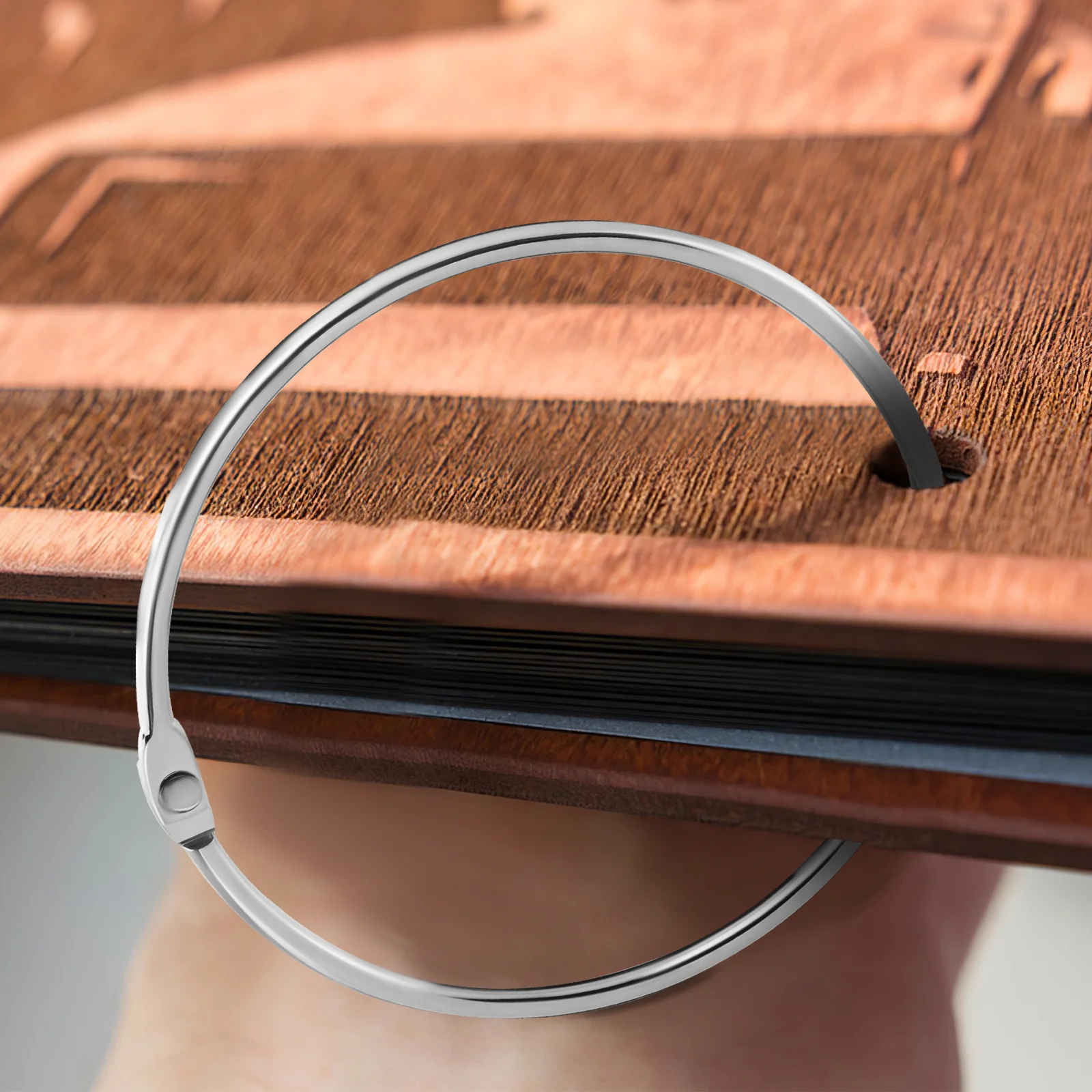 

16pcs Metal Book Rings Iron Loose Leaf Binder Rings For Paper Organization Smooth Edges Bulk Pack Office Binding Craft Index