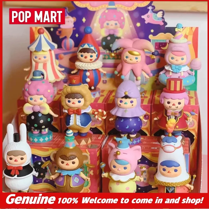 

POPMART PUCKY Circus Series Vinyl Art Toy Blind Box Collectible Figure Desktop Decoration Trendy Gift for Kids And Collectors