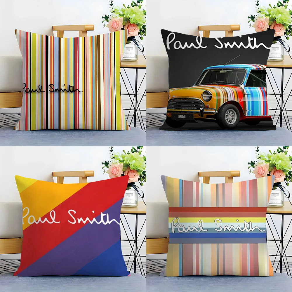 S-Smith Fashion P-Paul Pillow Case Plush Fabric Soft  Pillowcase Double Sided Print Cushion Cover Household Gifts