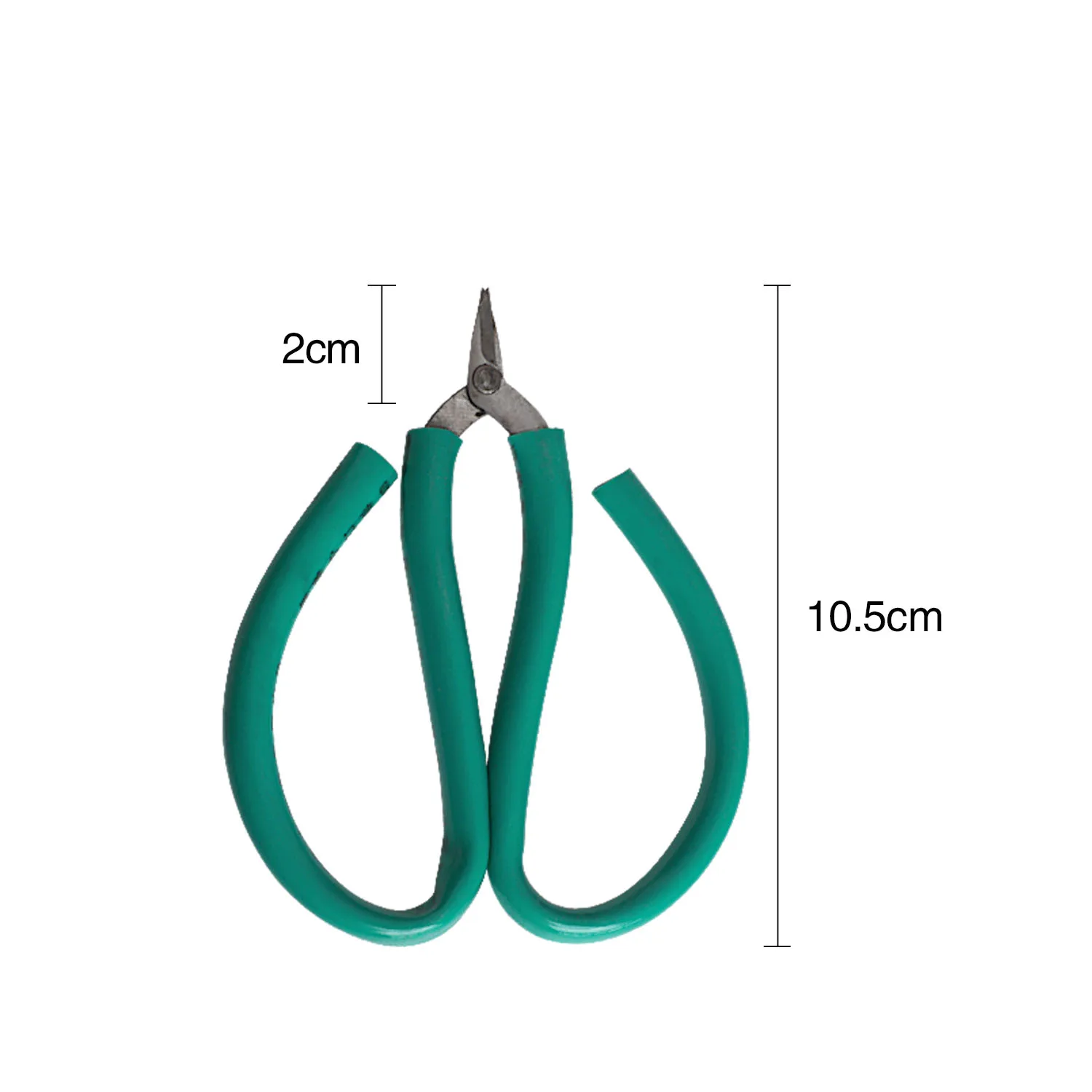 Short Cutting Jewelry Scissor  Green Handle Short Mouth, Broken Copper Wire, Cutting and Striking Gold Tools and Equipment