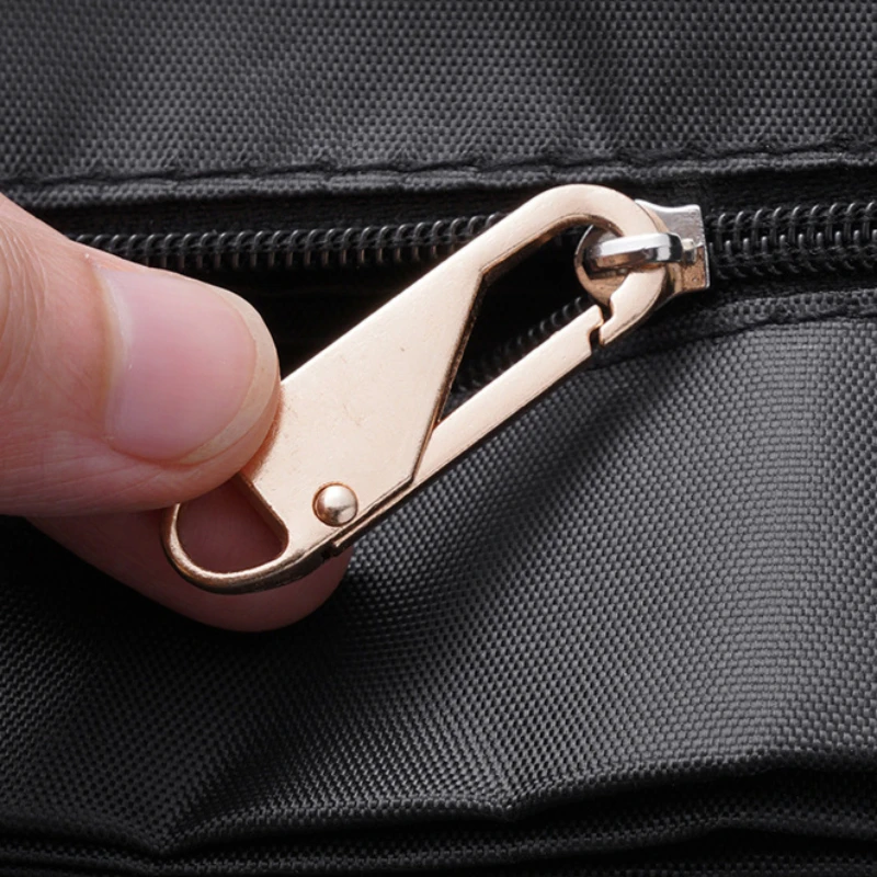 5pcs DIY High-Visibility Detachable Zinc Alloy Zipper Heads for Size 5+ Zippers | No Tools Needed