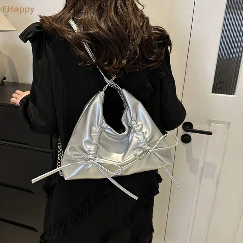 Bow Underarm Bag New Fashion Versatile Large Capacity One Shoulder Tote Bag