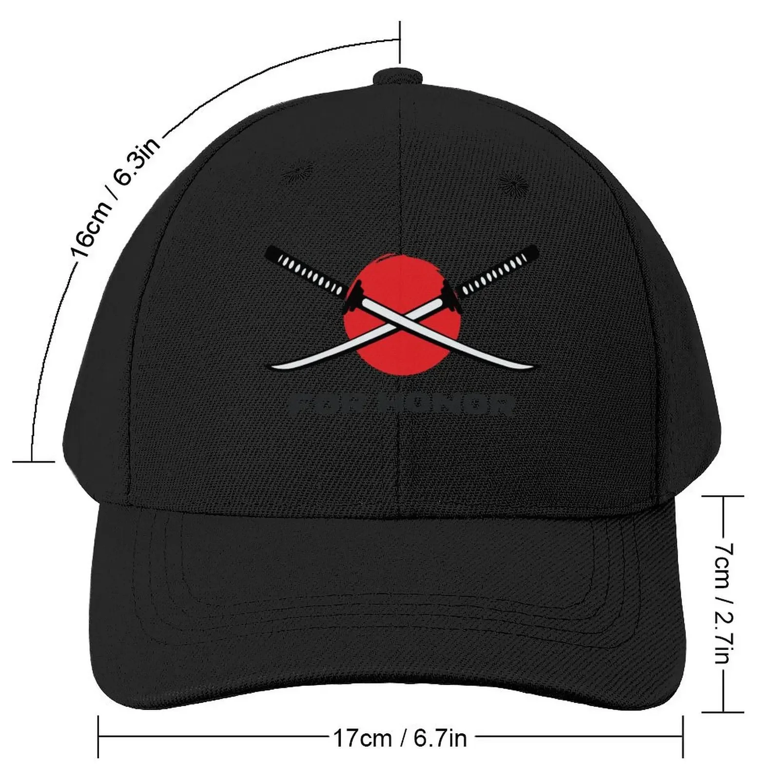 For Honor Katana Design Baseball Cap beach hat Luxury Man Hat Sun Hats For Women Men's