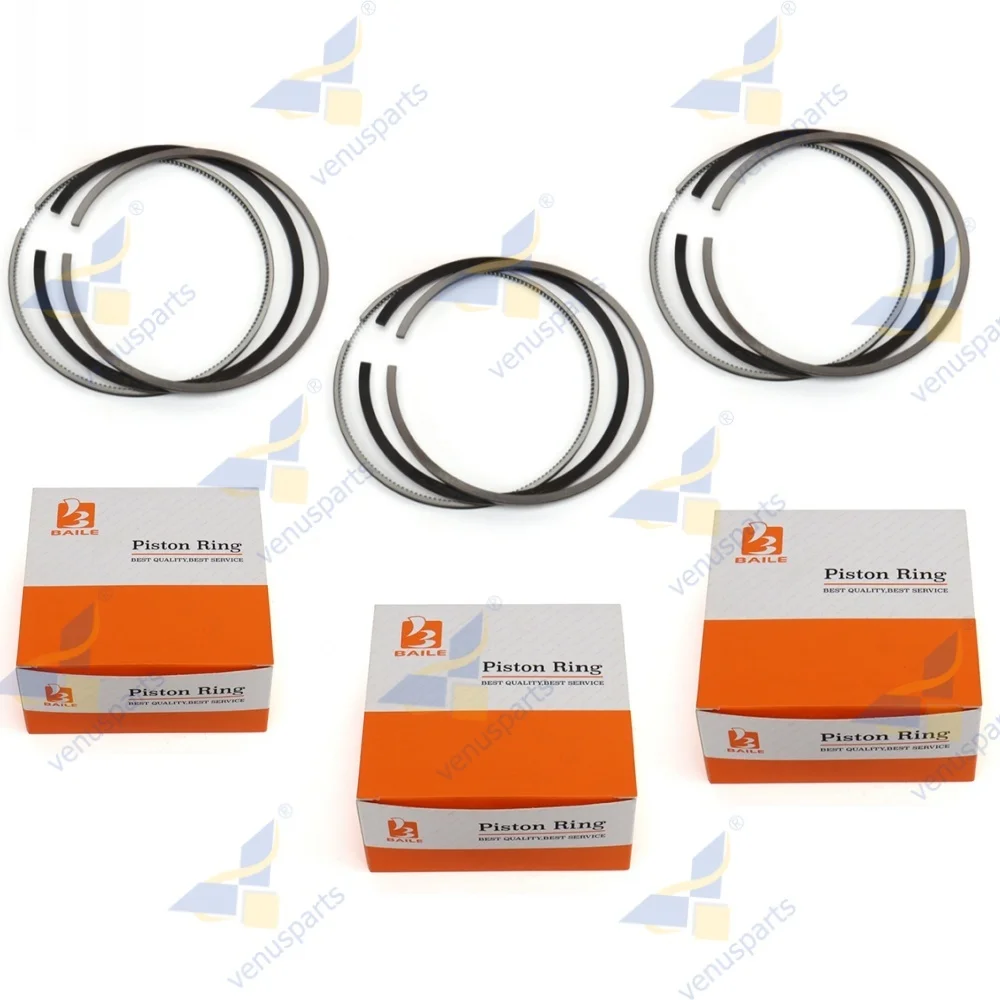 

3-цилиндровое поршневое кольцо для двигателя Mitsubishi L3E 76 мм 76*2HK + 2 + 3 комплект для ремонта двигателя