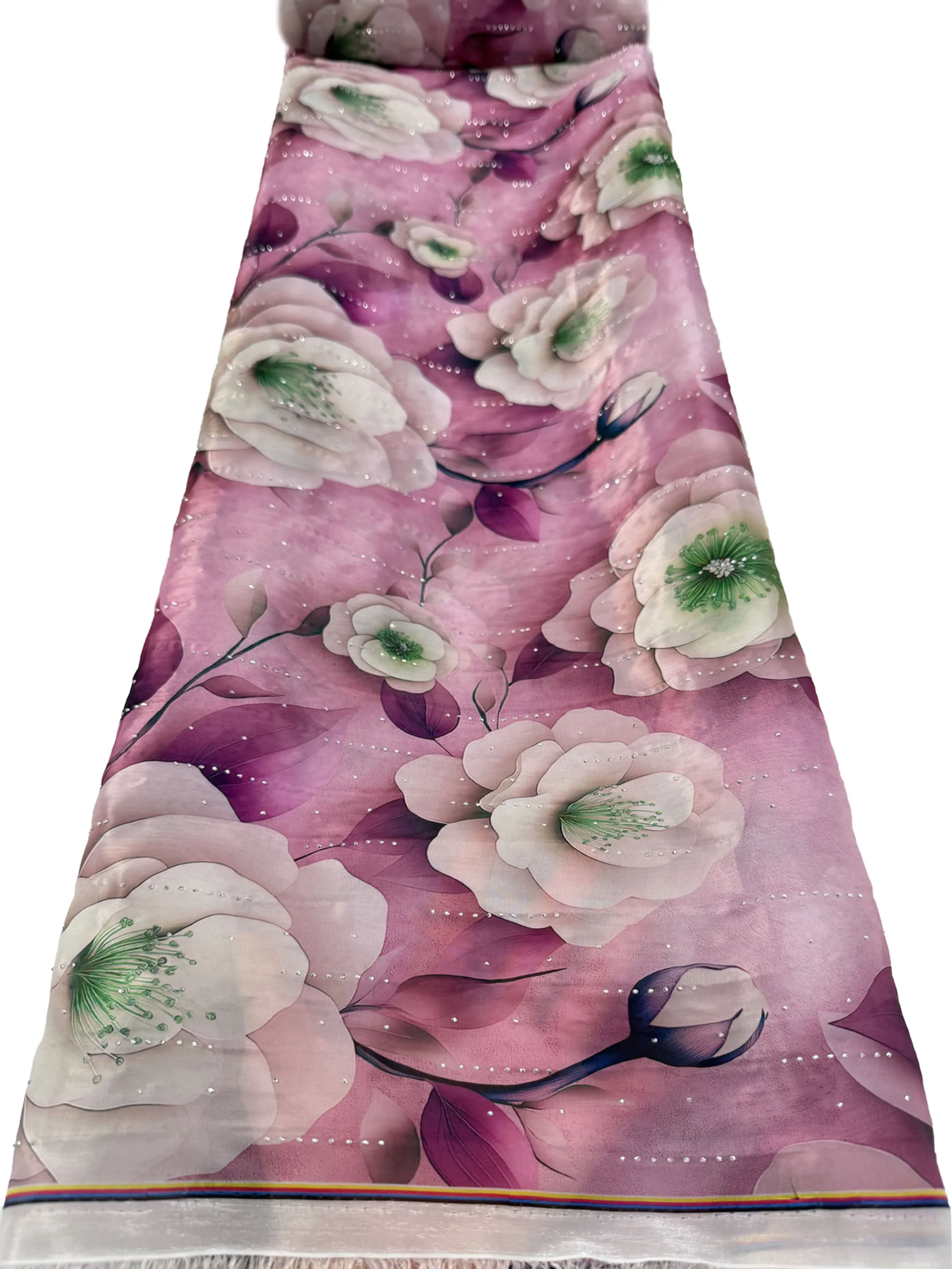 5 Yards French Design Floral P - Textile Sewing Patterns 评论和价格