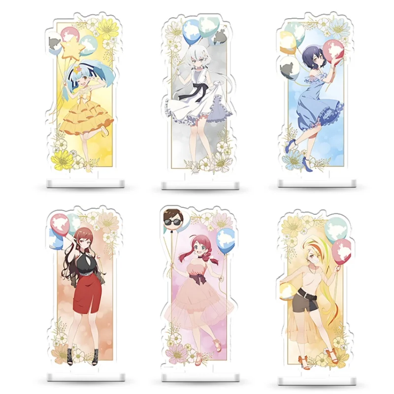 Idol Anime ZOMBIE LAND SAGA Cute balloon version Acrylic standing sign Desktop ornament Festival gifts for friends and fans