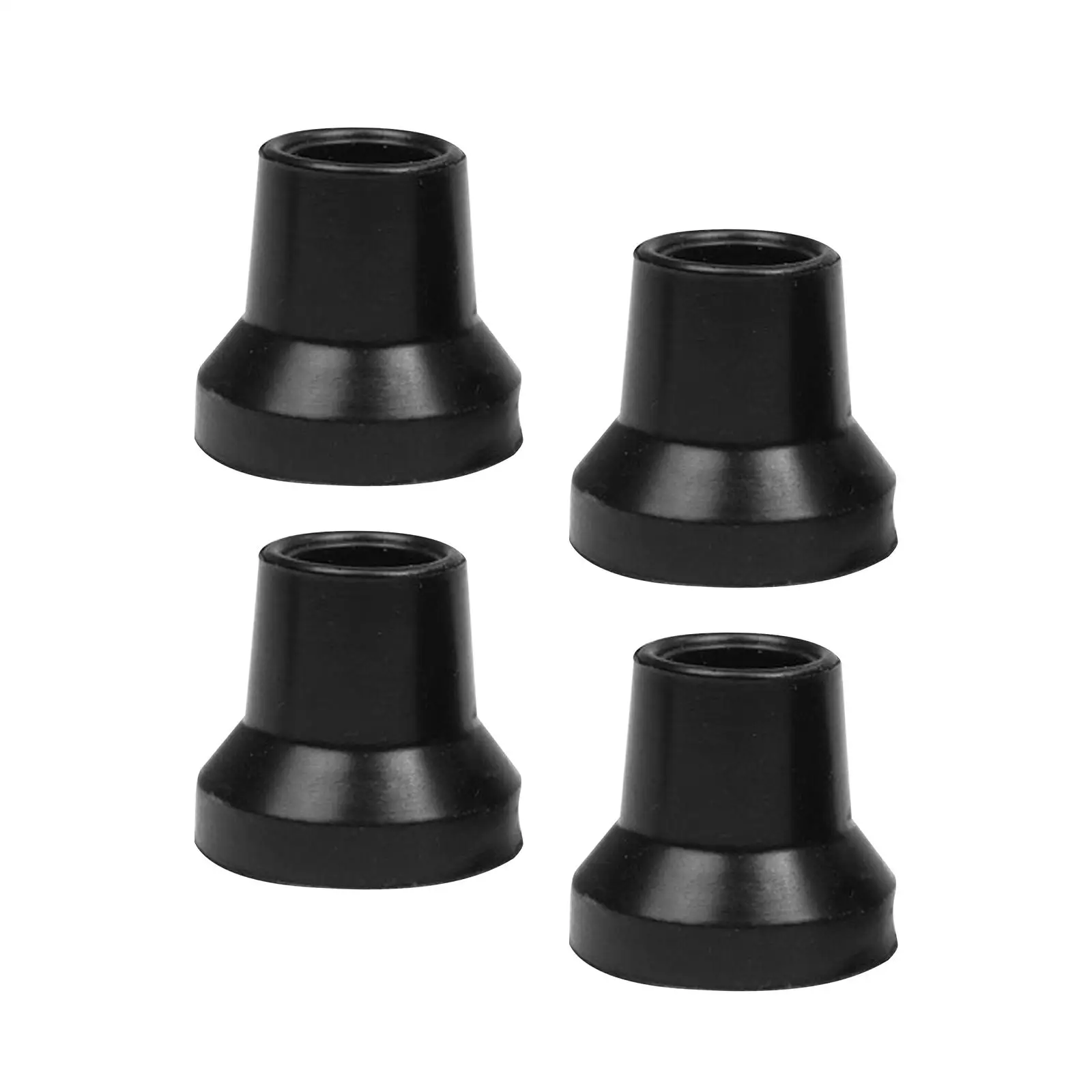 4 Pieces Crutch Tips Reinforced Wide Durable Walking Cane Tips Crutch Feet Cap
