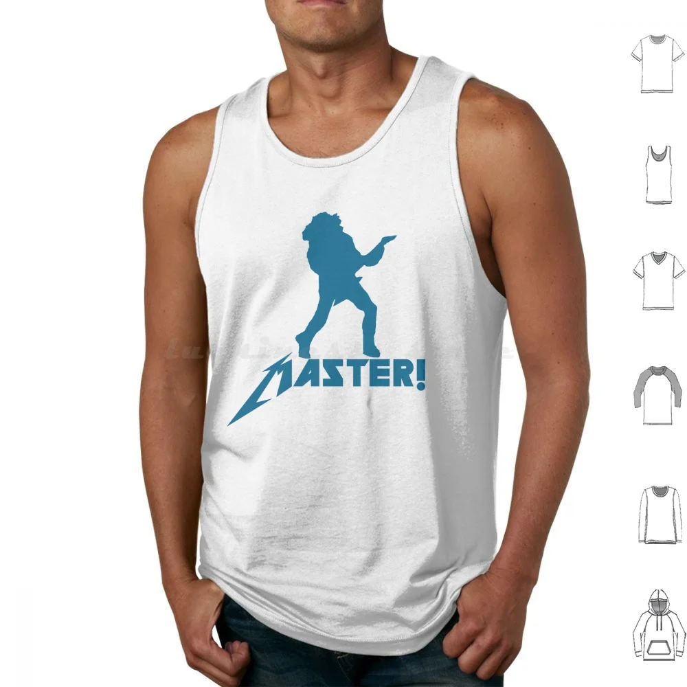 Master!-Munson Tank Tops Vest Sleeveless Eddie Munson Eddie Solo Metal Eleven Netflix Steve Dustin Mike 80s Hawkins Demogorgon