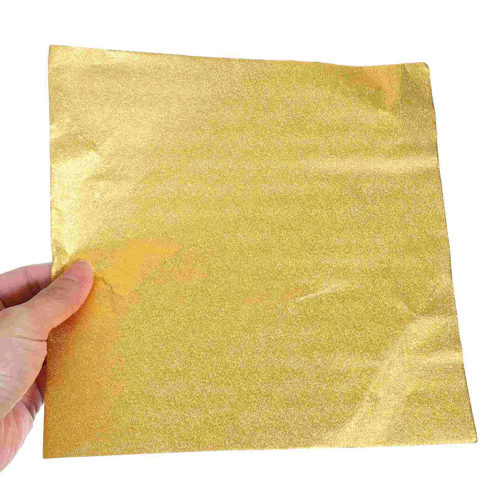 500 Pcs Colorful Cardstock Golden Chocolate Aluminium Foil Wrapping Paper Christmas